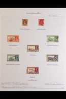 1939-54 KGVI FINE USED COLLECTION Neatly Presented On Pages, KGVI Period Basic Issues Complete, Includes 1939 India Ovpt - Koeweit