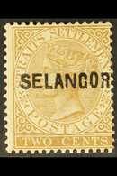 SELANGOR 1882-83 2c Brown Overprint Type 16 ("SE" And "N" Wide), SG 18, Mint, Fresh. For More Images, Please Visit Http: - Sonstige & Ohne Zuordnung