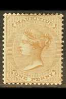 1863 1d Brown, Wmk CC, SG 57, Very Fine Mint. For More Images, Please Visit Http://www.sandafayre.com/itemdetails.aspx?s - Mauritius (...-1967)