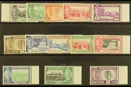 1951 Pictorial Definitive Set, SG 123/35, Never Hinged Mint Marginals (13 Stamps) For More Images, Please Visit Http://w - Montserrat