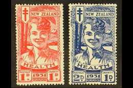 1931 Health Issue, "Smiling Boys" Set, SG 546/7, Fine Mint (2 Stamps). For More Images, Please Visit Http://www.sandafay - Autres & Non Classés