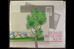 1991-95 FIRST DAY COVERS PACKS A Complete Run Of First Day Cover Packs Issued By New Zealand Post Containing Sets Of FDC - Autres & Non Classés