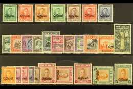 OFFICIALS 1938-51 COMPLETE FINE MINT KGVI COLLECTION Presented On A Stock Card. Includes 1938-51 Set Of 7 (SG O134/40),  - Andere & Zonder Classificatie