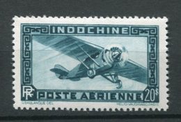 9290 INDOCHINE  PA46 ** 20 Pi Bleu-vert  Type De 1933-38  TB/TTB - Posta Aerea