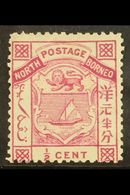 1886 ½c Magenta Perf 14, SG 8, Fine Mint, One Tiny Perf Thin For More Images, Please Visit Http://www.sandafayre.com/ite - Noord Borneo (...-1963)