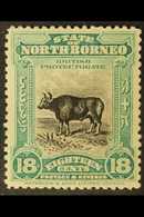 1909 18c Blue Green, Banteng, SG 175, Very Fine, Well Centered Mint. For More Images, Please Visit Http://www.sandafayre - Nordborneo (...-1963)