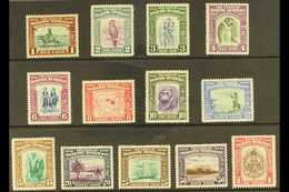 1939 Pictorial Definitive Set Complete To $1, SG 303/315, Mint, Mostly Fine Including The Good $1 Value. (13 Stamps) For - Noord Borneo (...-1963)