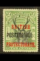 POST DUE 1902-12 Black And Green Perf 15, SG D38a, Very Fine Mint. For More Images, Please Visit Http://www.sandafayre.c - Bornéo Du Nord (...-1963)