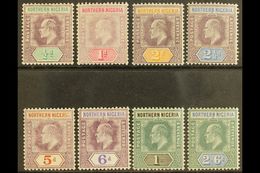 1905-07 Complete Definitive Set, SG 20a/27a, Fine Mint. (8 Stamps) For More Images, Please Visit Http://www.sandafayre.c - Nigeria (...-1960)