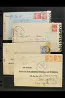 1942-44 CENSOR COVERS SELECTION (1942) Envelope And Original Letter From Sesheke To Zurich, Switzerland, Bearing 1½d Car - Noord-Rhodesië (...-1963)