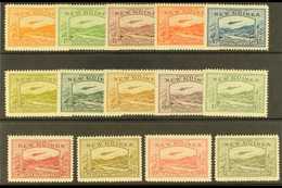 1939 Goldfields Airmail Postage Set Complete, SG 212/25, Never Hinged Mint, Rare In This Condition (14 Stamps) For More  - Papoea-Nieuw-Guinea