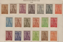 CAPE VERDE 1934 Ceres Definitive Set, SG 270/88, Very Fine Mint (19 Stamps) For More Images, Please Visit Http://www.san - Other & Unclassified