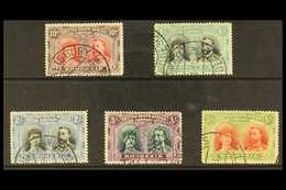 1910 Double Head Selection With 10d, 1s, 2s, 3s And 5s, SG 149, 152, 153, 158 And 160, Very Fine And Fresh. (5 Stamps) F - Other & Unclassified