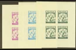 1961 Opening Of Dammam Port Extension Presentation Miniature Sheets, See After SG 446/8, Very Fine Never Hinged Mint. (3 - Saoedi-Arabië