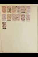 REVENUE STAMPS Mint And Used Accumulation On Album Leaf And Stockleaf. Includes Stamp Duty 1886 (Tall QV) To 5s (3) And  - Sierra Leone (...-1960)