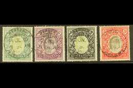 1904 1r. To 5r., SG 41/44, Fine Cds Used. (4 Stamps) For More Images, Please Visit Http://www.sandafayre.com/itemdetails - Somaliland (Herrschaft ...-1959)