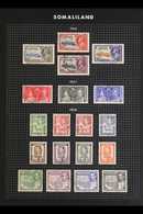 1935-51 VERY FINE CDS USED COLLECTION Incl. 1935 Jubilee Set, 1938 King To Left Set, 1942 Set, 1951 Surcharges Set Etc.  - Somaliland (Protectorat ...-1959)