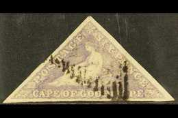 CAPE OF GOOD HOPE 1858 6d Deep Rose-lilac Triangular, SG 7b, An Exceptional Example With Lovely Fresh Colour, Three Good - Non Classés