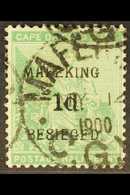 MAFEKING SIEGE 1900 1d On ½d Green Of Cape Of Good Hope, SG 1, Fine Used With May 14th Cds. For More Images, Please Visi - Non Classés