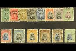 1924-29 Admiral Complete Set, SG 1/14, Good Cds Used Selection (13 Stamps) For More Images, Please Visit Http://www.sand - Rhodésie Du Sud (...-1964)