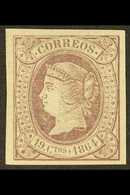 1864 19c Lilac On Lilac (SG 78, Edifil 66, Michel 58), Very Fine Mint, Four Large Margins, Very Fresh. For More Images,  - Altri & Non Classificati