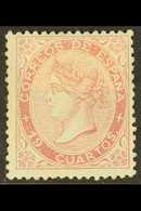 1867 19c Pale Rose (SG 102, Edifil 90, Michel 83), Unused No Gum, Thin Covered By Paper Hinge, Fresh Colour, Cat £1,500. - Other & Unclassified