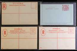 POSTAL STATIONERY 1891-1912 Fine Unused All Different Group, Includes Registered Envelopes 1891 6d, 1892 (July) 6d & 189 - Tonga (...-1970)