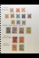 1920-1943 MOSTLY MINT COLLECTION In Hingeless Mounts On Album Pages, Incl. (all Mint) 1920 Ovpts To 10p & 20p, 1923 (Apr - Jordanien