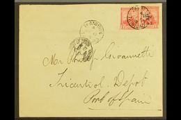 1918 (12 Nov) Cover To Port Of Spain, Bearing 1913-23 1d (SG 150) & 1918 1d "War Tax" Opt (SG 189) Tied By "Tabaquite" C - Trinité & Tobago (...-1961)