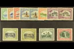 1935-37 Pictorial Definitive Set, SG 230/38, Plus 6c, 12c And 24c Additional Listed Perfs, Fine Fresh Mint. (12 Stamps)  - Trindad & Tobago (...-1961)