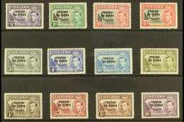 1952 KGVI Opt'd Complete Definitive Set, SG 1/12, Fine Mint (12 Stamps) For More Images, Please Visit Http://www.sandafa - Tristan Da Cunha