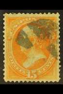 1873 15c Yellow-orange (SG 165, Sc 163) Very Fine Used With Excellent Centering. For More Images, Please Visit Http://ww - Sonstige & Ohne Zuordnung