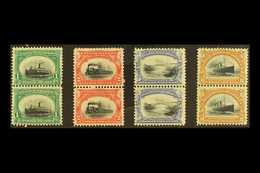 1901 Pan-American Exposition 1c, 2c 5c And 10c (Scott 294/95, 297 & 299, SG 300/01, 303 & 305) In Fine Mint Vertical Pai - Altri & Non Classificati