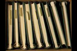 1840-2015 QUALITY - NINE ALBUM COLLECTION. A Matching Set Of 9, Quality Stanley Gibbons, Green "WINDSOR" Spring Back Alb - Andere & Zonder Classificatie