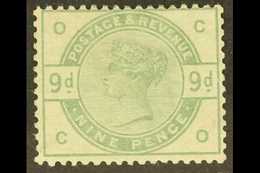 1883-84 9d Dull Green, SG 195, Mint Very Lightly Hinged, Cat £1250. For More Images, Please Visit Http://www.sandafayre. - Altri & Non Classificati