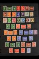 1937-52 KING GEORGE VI DEFINITIVES CAT £3000+ A Never Hinged Mint, Fine Mint And Used Large Assembly On Album Pages, Wit - Zonder Classificatie