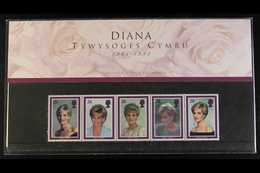 1998 Princess Diana Complete Set In WELSH LANGUAGE Special Presentation Pack, Superb Never Hinged Mint. For More Images, - Altri & Non Classificati