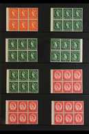 TUDOR CROWN BOOKLET PANE COLLECTION A Never Hinged Mint Selection Of Booklet Panes That Includes ½d Orange E2 Dot Cylind - Autres & Non Classés