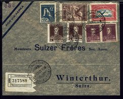 ARGENTINE - 1932 - Belle Enveloppe Recommandée De Buénos-Aires Pour Winterthur (Suisse) B/TB - - Lettres & Documents
