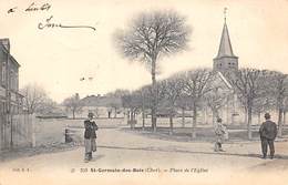 Saint Germain Des Bois      18        La Place De L'Eglise         (voir Scan) - Otros & Sin Clasificación