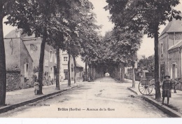 BRULON (72)  Avenue De La Gare - Brulon