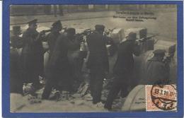 CPA Allemagne Germany Berlin 1919 Révolution Communiste Spartakiste Carte Photo RPPC Voir Scan Du Dos Cachet - Altri & Non Classificati