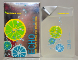 Davidoff Echo Summer Fizz Eau De Toilette Edt 100ML 3.4 Fl. Oz. Spray Perfume Man Rare Vintage Old 2006 New - Hombre