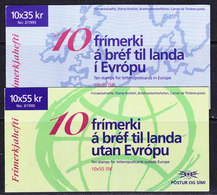 Europa Cept 1995 Iceland 2 Booklets ** Mnh (41048) - 1995