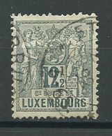 LUXEMBOURG: Obl., N°YT 52, Dts 13 1/2, B/TB - 1882 Alegorias