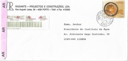 Portugal Registered Cover - Briefe U. Dokumente