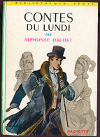 {12412} Alphonse Daudet "contes Du Lundi" Hachette Biblio Verte, 1969.  " En Baisse " - Bibliotheque Verte