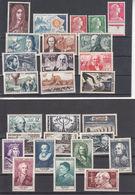 Francia - 1955 - Annata Completa / Complete Year Set + Aerea Yv. 34 ** - 1950-1959