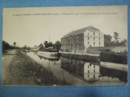 CPA - LE CANAL A ORIGNY-SAINTE-BENOITE - CHARGEMENT PAR VIS D'ARCHIMEDE - PENICHE - THUROTTE - Tampon à Voir - Vers 1910 - Zonder Classificatie