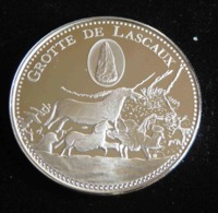 GROTTE DE LASCAUX LES PLUS BEAUX TRESORS DU PATRIMOINE DE FRANCE MEDAILLE JETON TOURISTIQUE - Andere & Zonder Classificatie